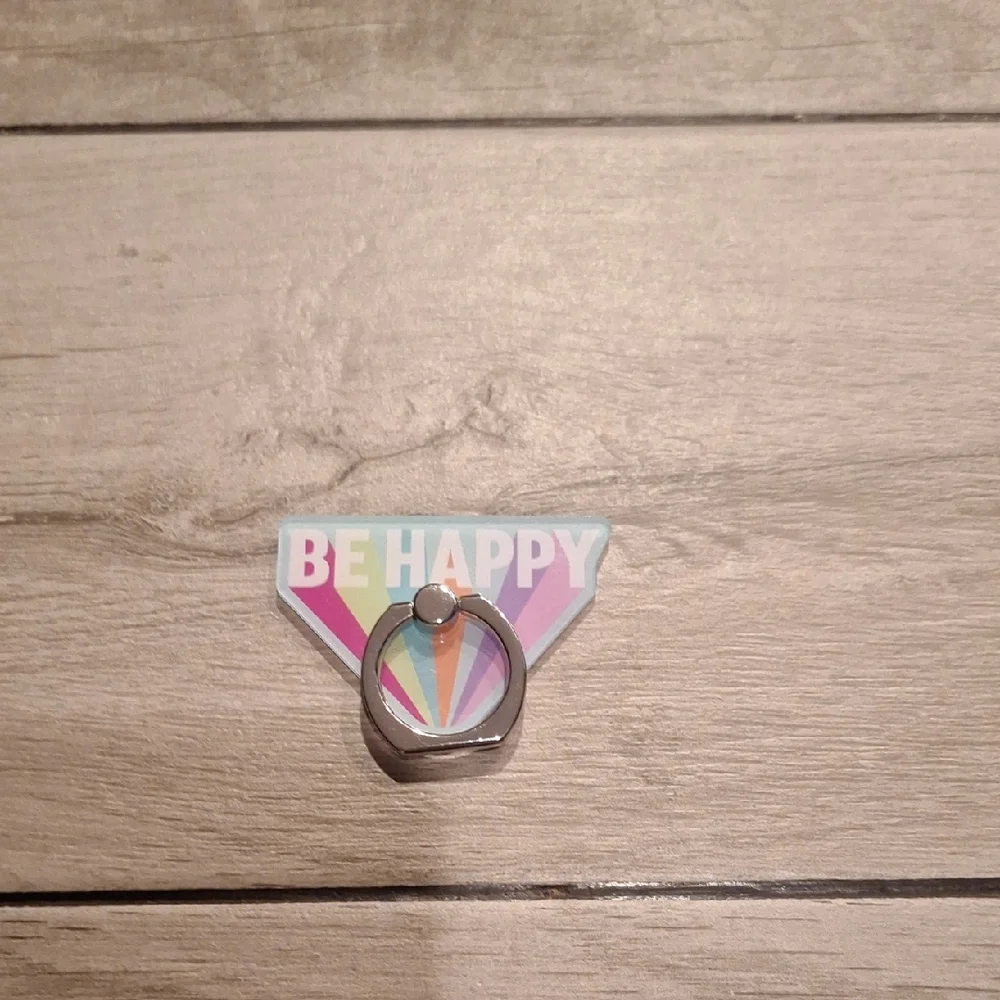 🍁Rainbow 'Be Happy' Phone Ring🐬